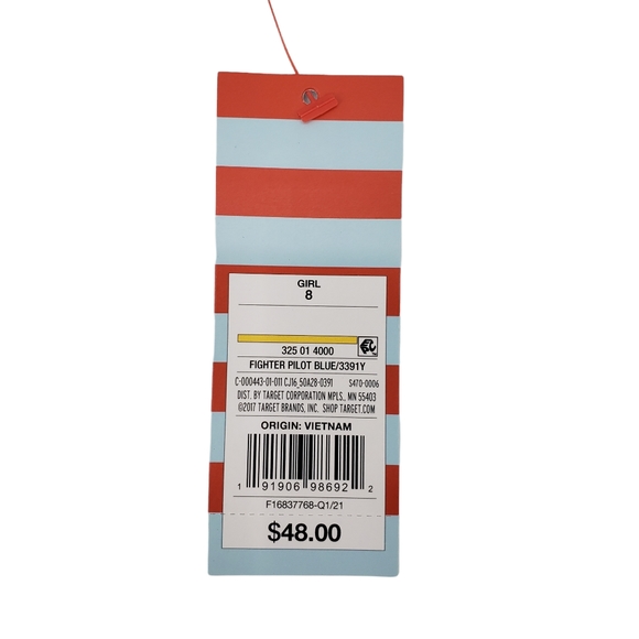 NWT Cat & Jack Girls School Uniform Pants Size 8 - Four Pack Fighter Pilot Blue - Picture 8 of 8